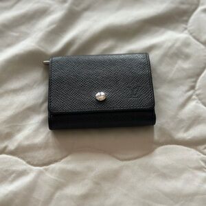 Louis Vuitton Black Textured Wallet